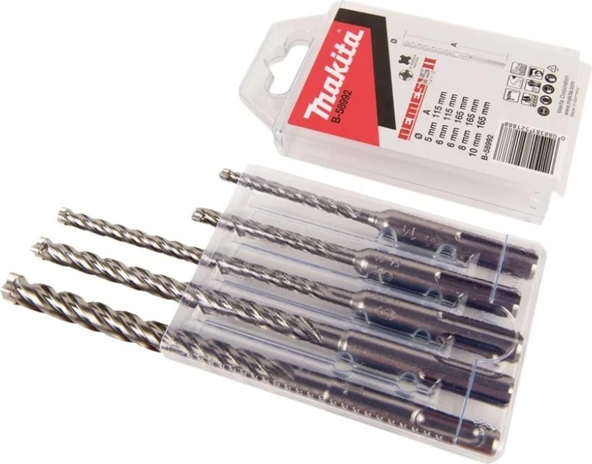 Set burgi Makita B-58992, 5 copë, për beton