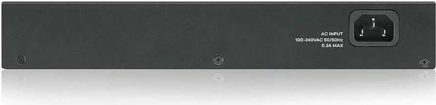 Switch Zyxel GS1100-24E, Unmanaged, Gigabit Ethernet (10/100/1000), Montim në rack, Montim në mur, Ngjyrë e zezë