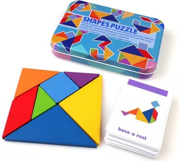 Tangram NEXT 33105, 7 pjesë, kuti metalike