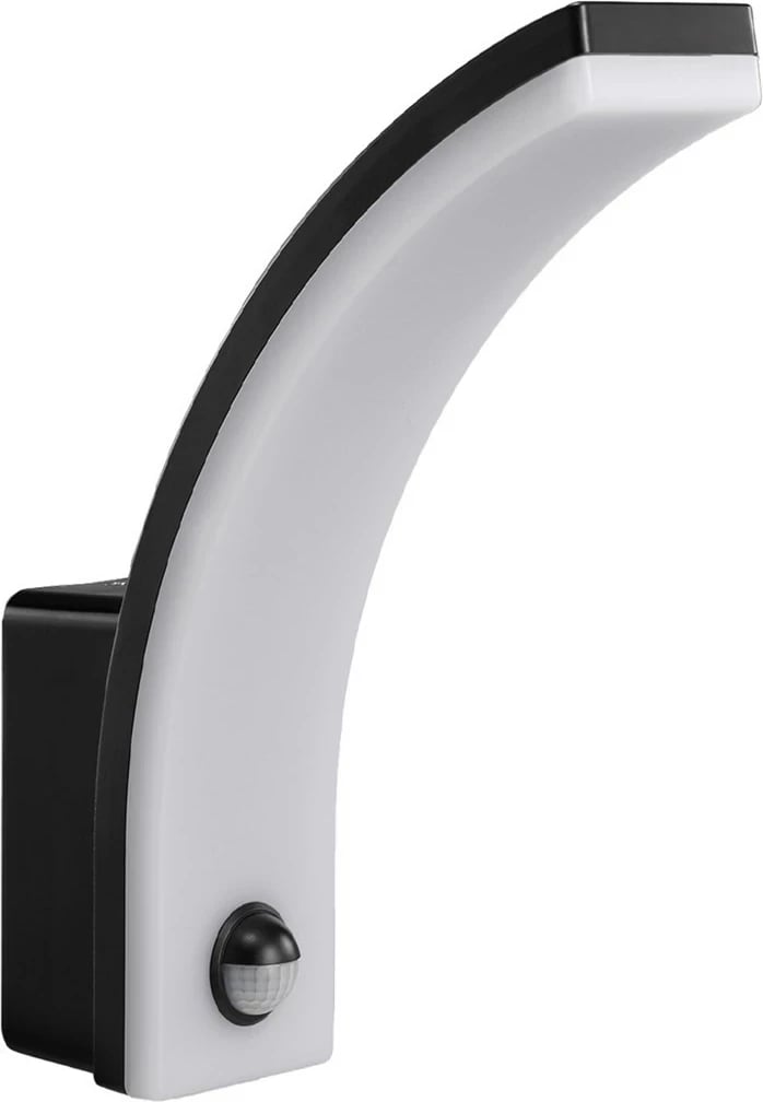Dritë LED me sensor lëvizjeje Maclean, PIR, 20W, IP65, E zezë