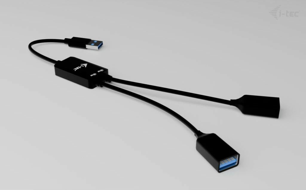 HUB USB I-Tec 2 porta 2x USB-A 3.2 Gen 1, zi