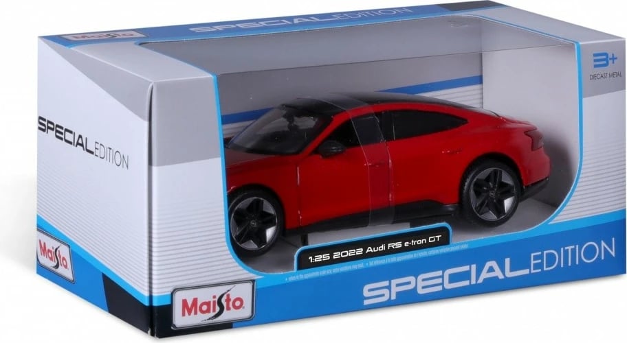 Model veture Maisto Audi RS E-tron GT 2022, 1:25, Kuqe