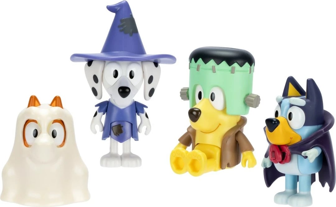 Set figurina Bluey Tm Toys BLU17655, 4 copë, Halloween