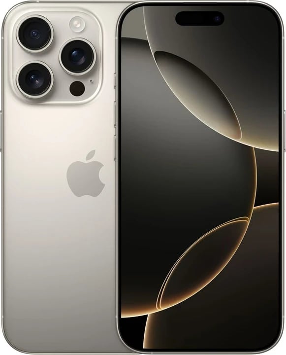 Celular Apple iPhone 16 Pro, 256GB, Titanium Natyral