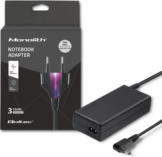 Karikues Qoltec për laptop ASUS, 33W, 19V
