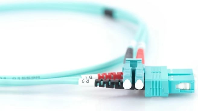 Kabllo optike patchcord Digitus DK-2532-01/3, LC-SC, OM3, 1m, Turquoise