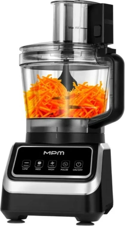 Robot kuzhine MPM MRK-27, 2600 ml, 2000 W, i zi/argjend