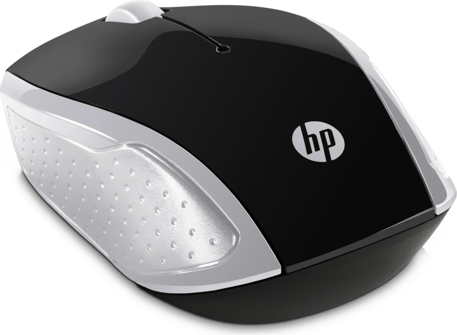 Maus HP 200, me lidhje pa tela, ngjyrë zi-argjendi