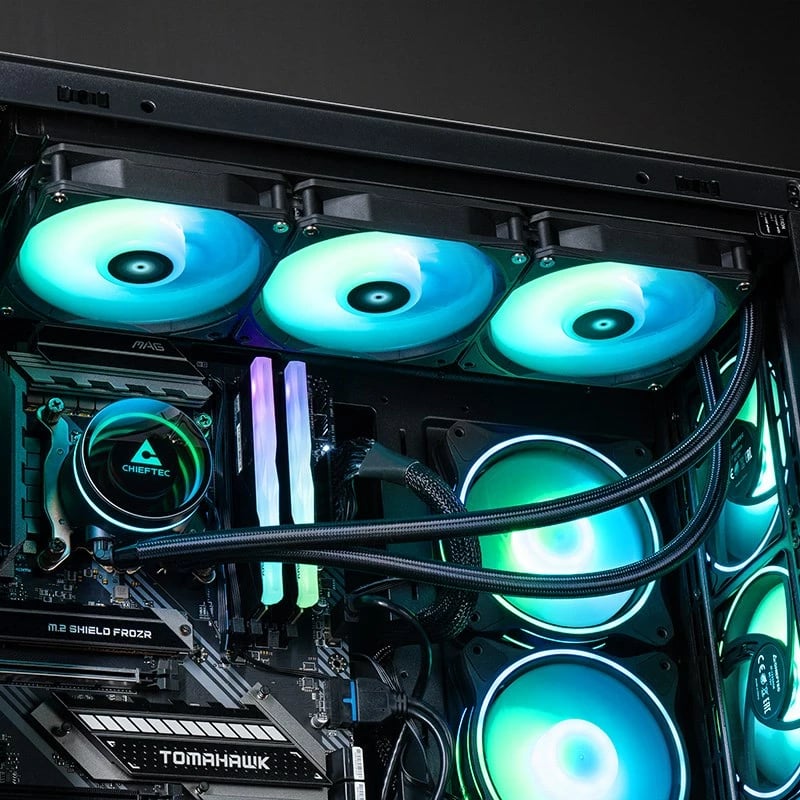 Ftohës me ujë Chieftec ICEBERG 360 RGB, CLC-360-RGB