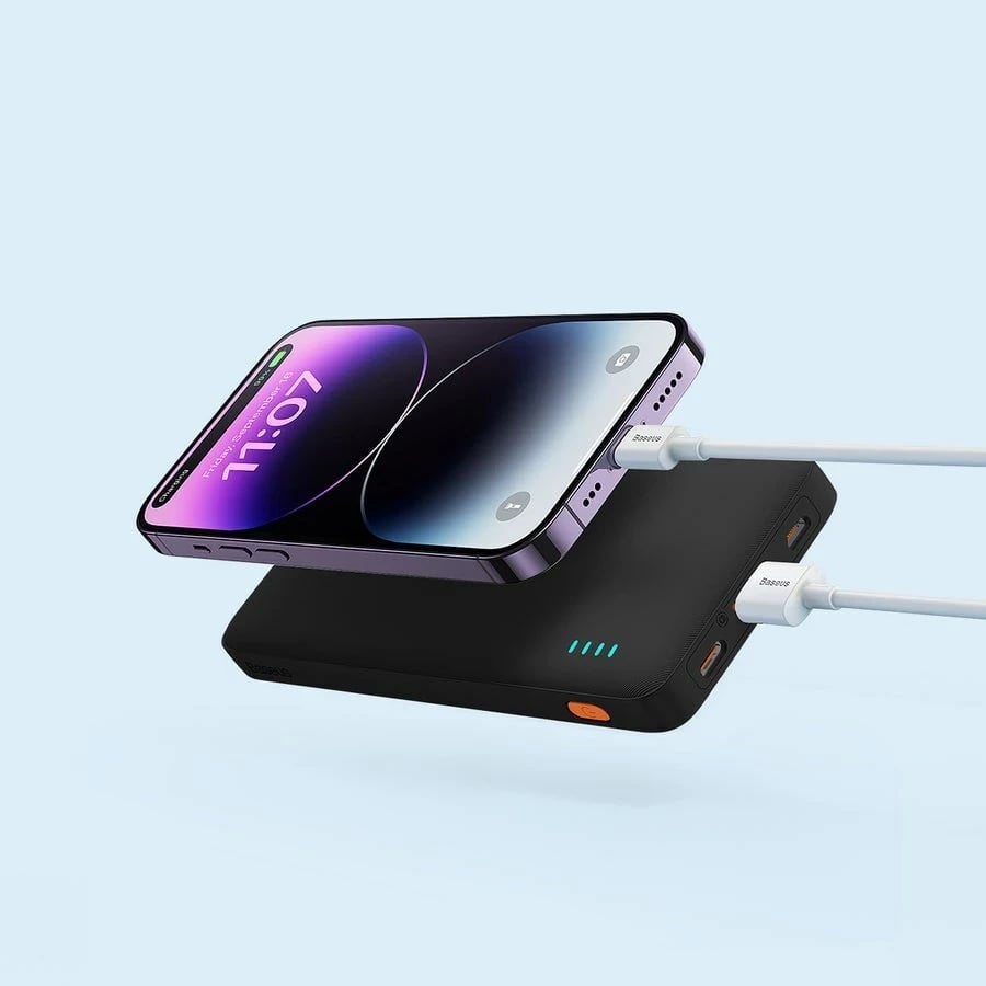 Power bank Baseus Airpow 10000 mAh, E zezë