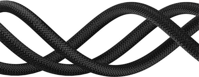 Kabëll Baseus Dura Type C në Type C, 100 W, 1 m, Zi, Ari