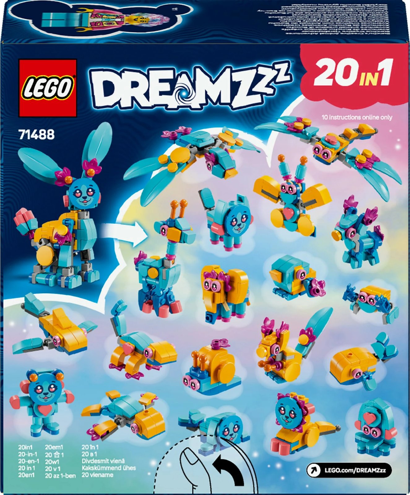 Set ndërtimi LEGO DREAMZzz 71488, 143 pjesë, shumëngjyrësh