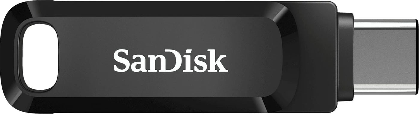 USB SanDisk Ultra Dual Drive Go, 512 GB, USB Type-A / USB Type-C, 3.2 Gen 1, 150 MB/s, Swivel, Black