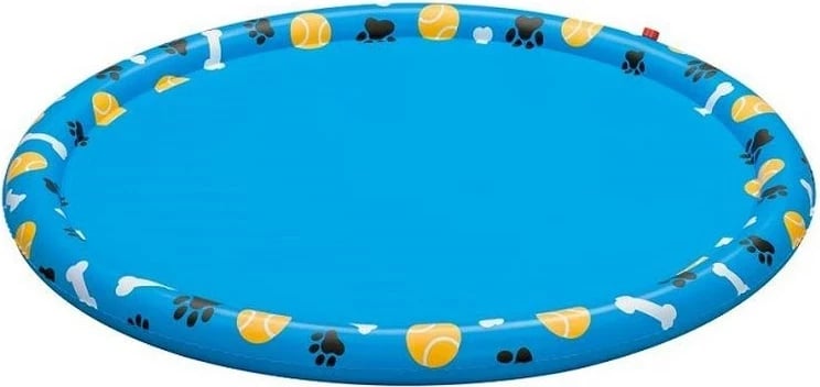 Pishinë për qen Bestway Fetchin' Fun, e verdhë, PVC, rrumbullakët