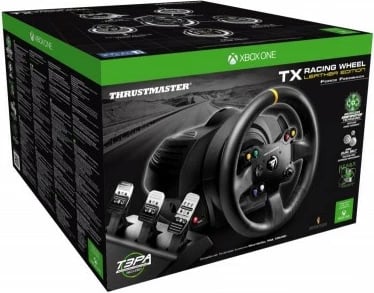 Timoni + Pedale Thrustmaster 4460133, PC, Xbox One, Ngjyrë e zezë