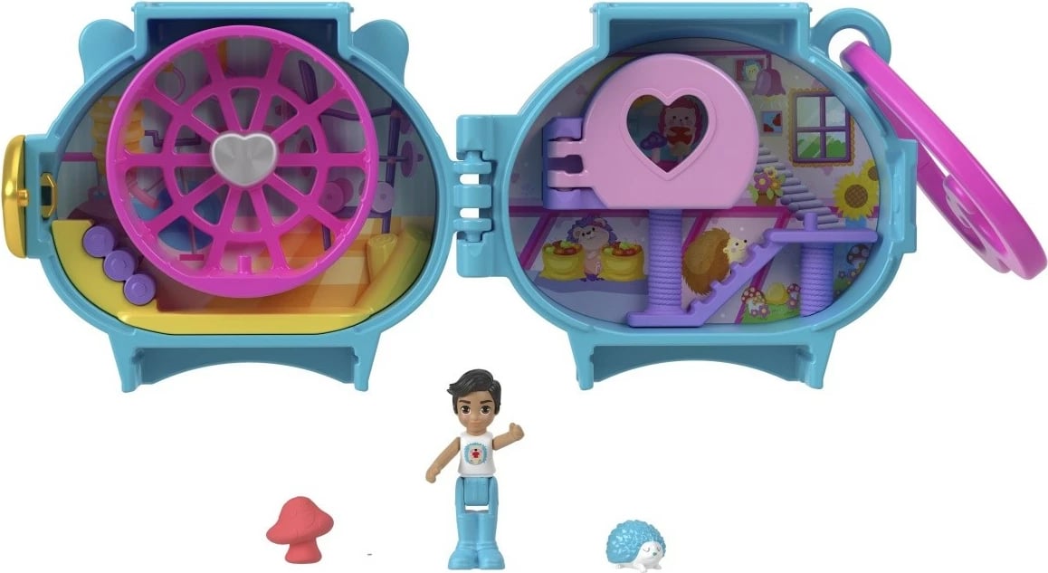 Set figurina Polly Pocket Mattel HMX20/HXX23, iriq, për fëmijë