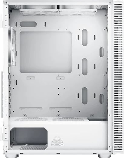 Kasë PC Montech X3 Mesh, RGB, Xham i Fortifikuar - e bardhë