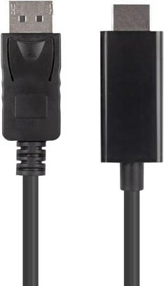 Kabllo konvertuese Lanberg HDMI-DisplayPort, e zezë