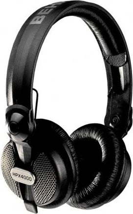 Kufje Behringer HPX4000 me kabllo, për muzikë, të zeza