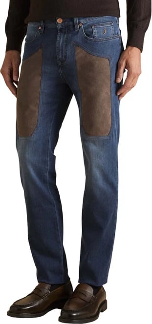 Jeans për meshkuj Jeckerson, të kaltërta