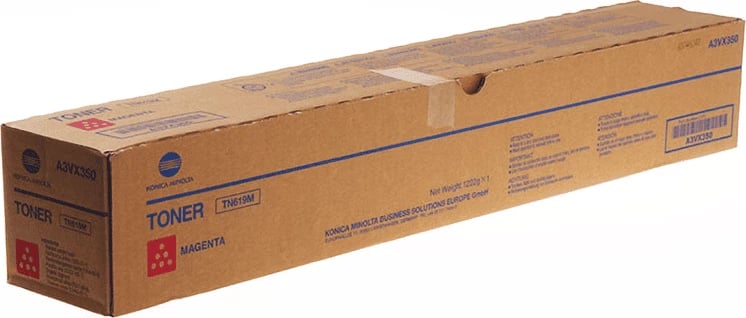 Toner Konica Minolta TN619M A3VX350 (A3VX35H), rendiment 78000 faqe, madhësi standarde, magenta, 1 copë