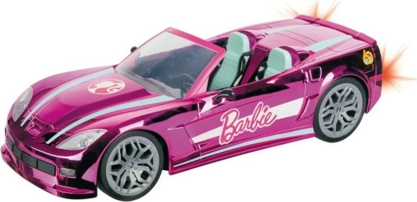 Makine lodër me telekomandë Barbie Dream Car, MALIK 63619, rozë