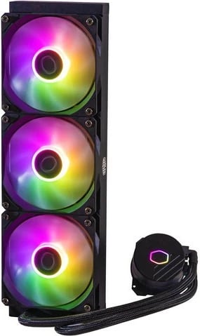 Kasë ftohëse me ujë Cooler Master MasterLiquid 360L Core ARGB, 3x120mm, e zezë