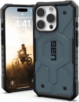 Mbështjellës UAG Pathfinder MagSafe për iPhone 16 Pro, Blu