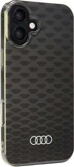 Mbështjellës Audi IML Stitching Pattern MagSafe për iPhone 16 Plus 6.7", i zi