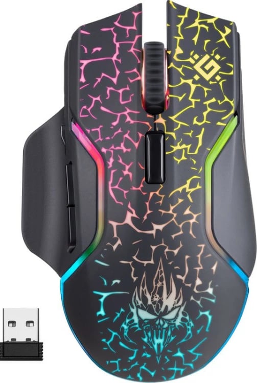 Maus wireless Defender OneShot GM-067, 3200 DPI, 6 butona, i zi