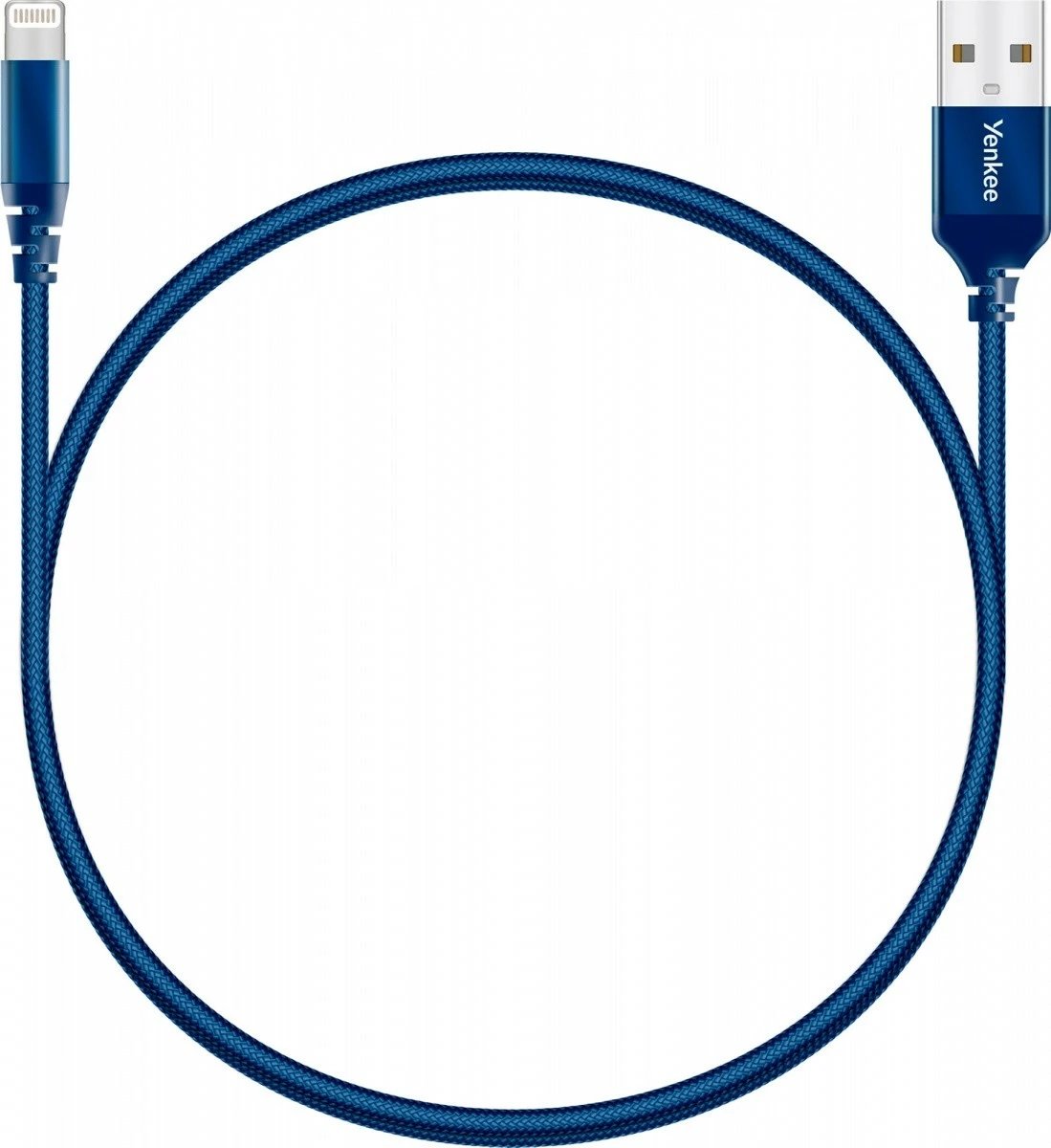 Kabllo YENKEE YCU 611BE MFI, Lightning në USB, 1m, Kaltër