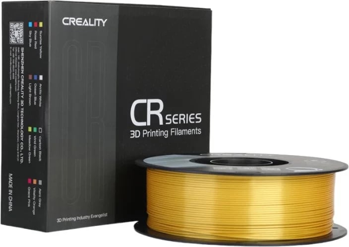 Filament PLA mëndafshtë Creality CR-Silk, 1.75 mm, 1 kg, ari