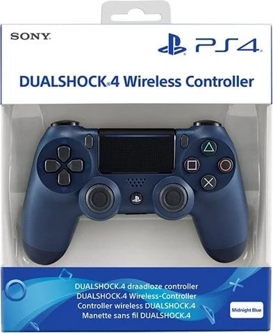 Gamepad Sony DualShock 4 V2, Blu Bluetooth/USB për PlayStation 4