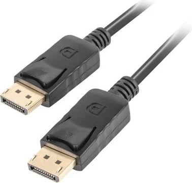 Kabllo Lanberg CA-DPDP-10CC-0018-BK, DisplayPort, 1.8 m, e zezë