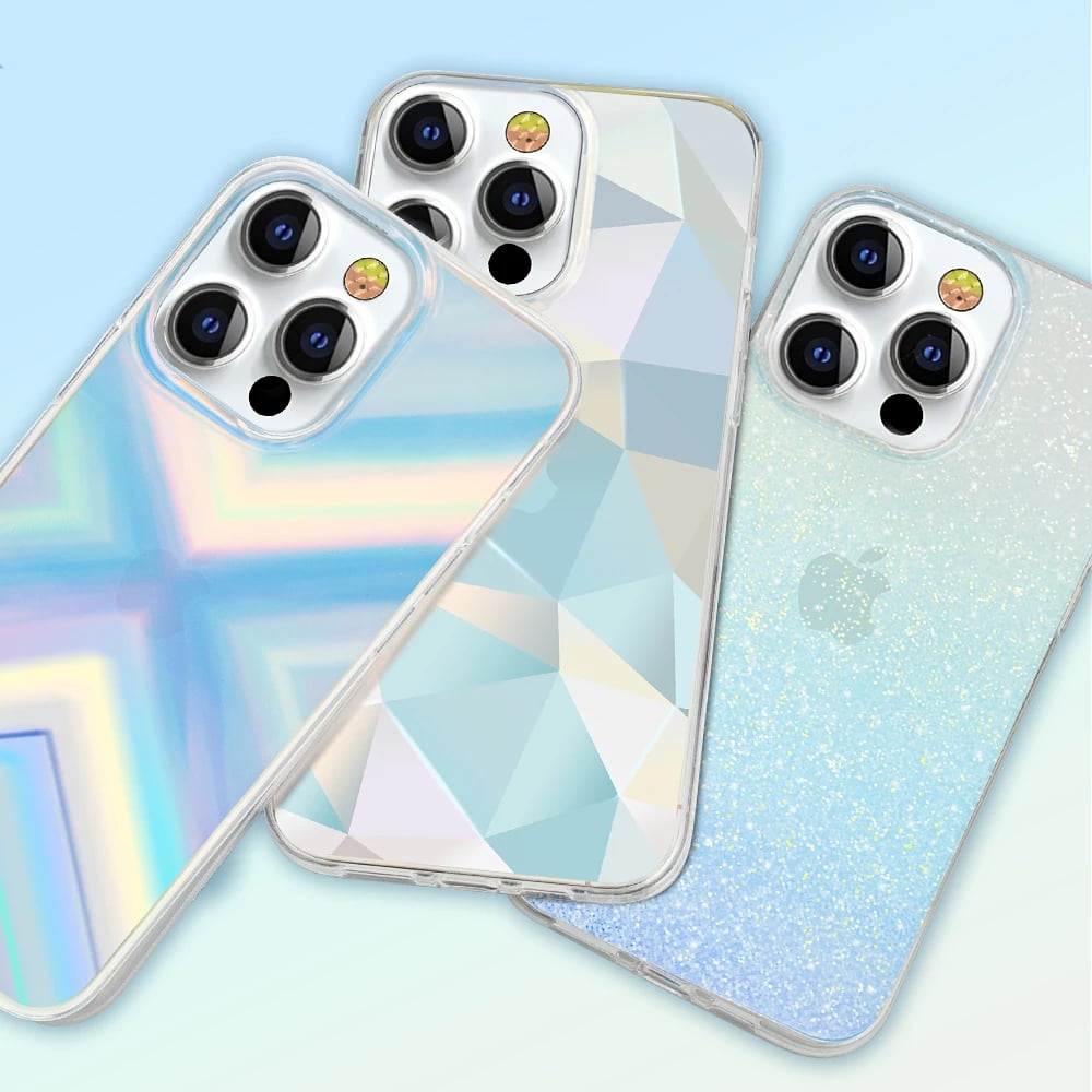 Mbështjellës Kingxbar Streamer Series për iPhone 13 Pro, Blu (Triangle)