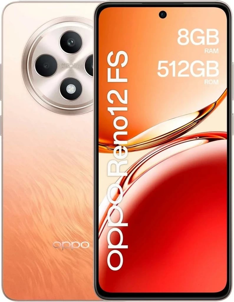 Celular OPPO Reno 12FS 8+512GB Amber Orange