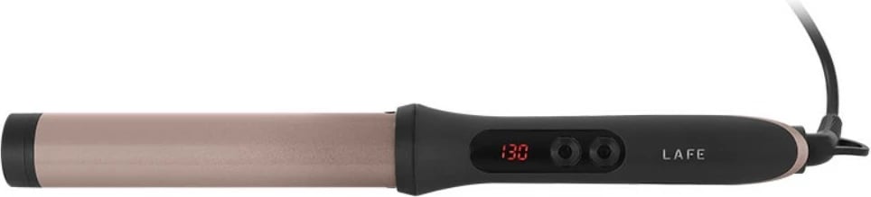 Figaro për flokë, Lafe, Sleek & Shine Curler LAFLKA47572, 32 mm, rregullim temperature 100-200°C, 60 W, veshje qeramike, ekran LCD, me dorëzë mbrojtëse, e zezë/rozë