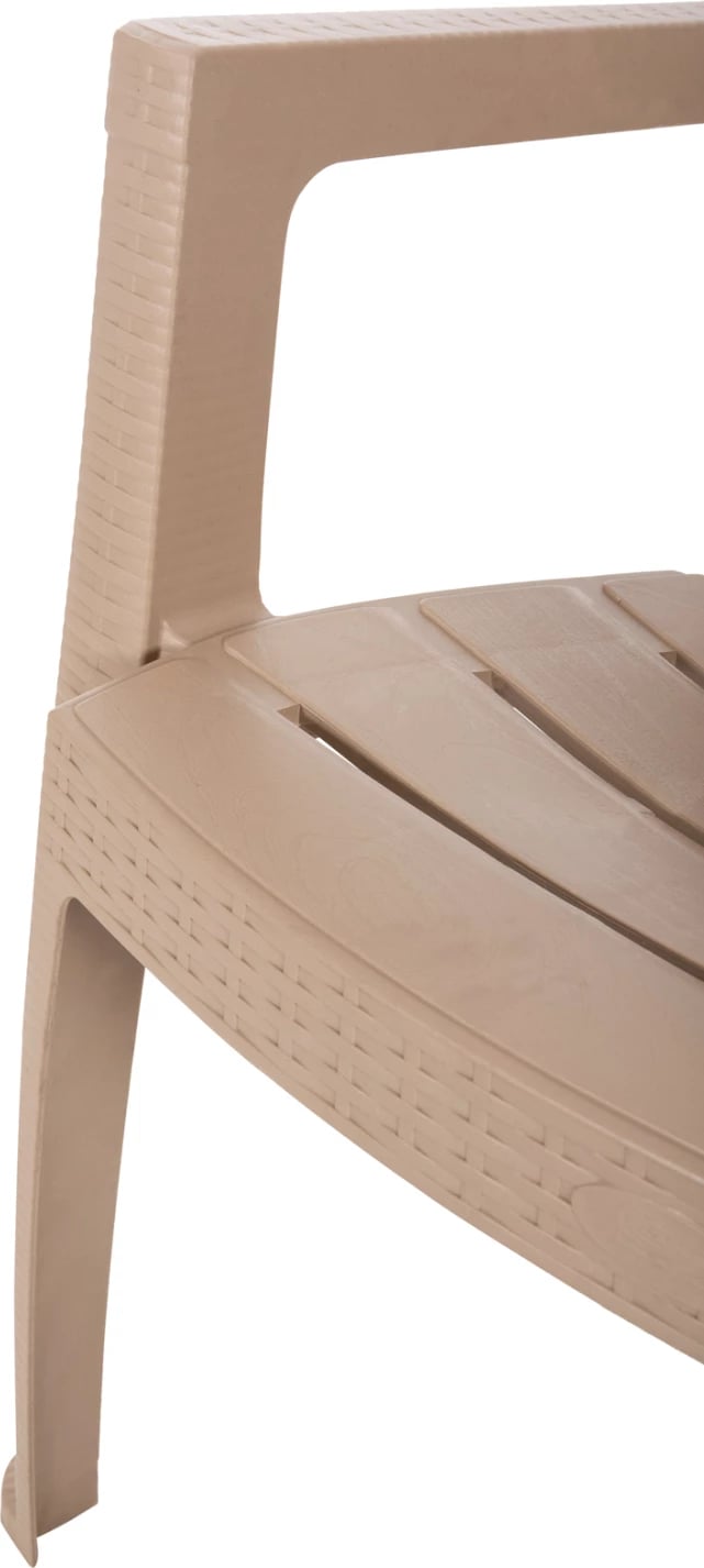 Karrige polipropileni DERYA FH6144.04 ngjyrë kapuçino 56.5x55x87H cm