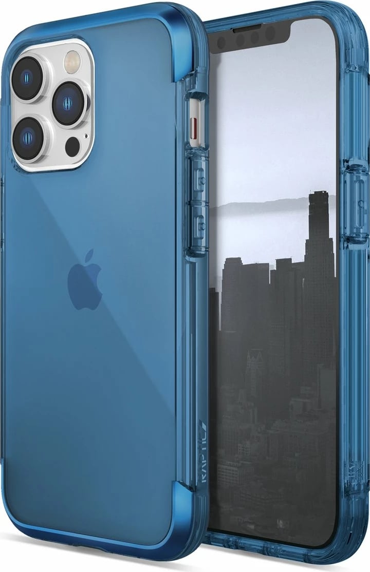 Mbështjellës Raptic X-Doria Air për iPhone 14 Pro Max, i blinduar, Blue