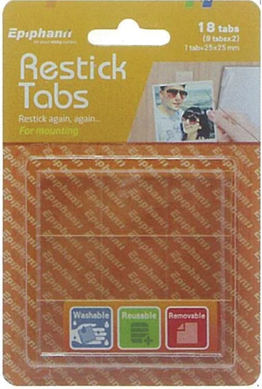 Tab Restick NEXT 25x25 mm, 18 copë