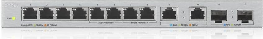 Switch Zyxel XGS1010-12-ZZ0102F, Gri