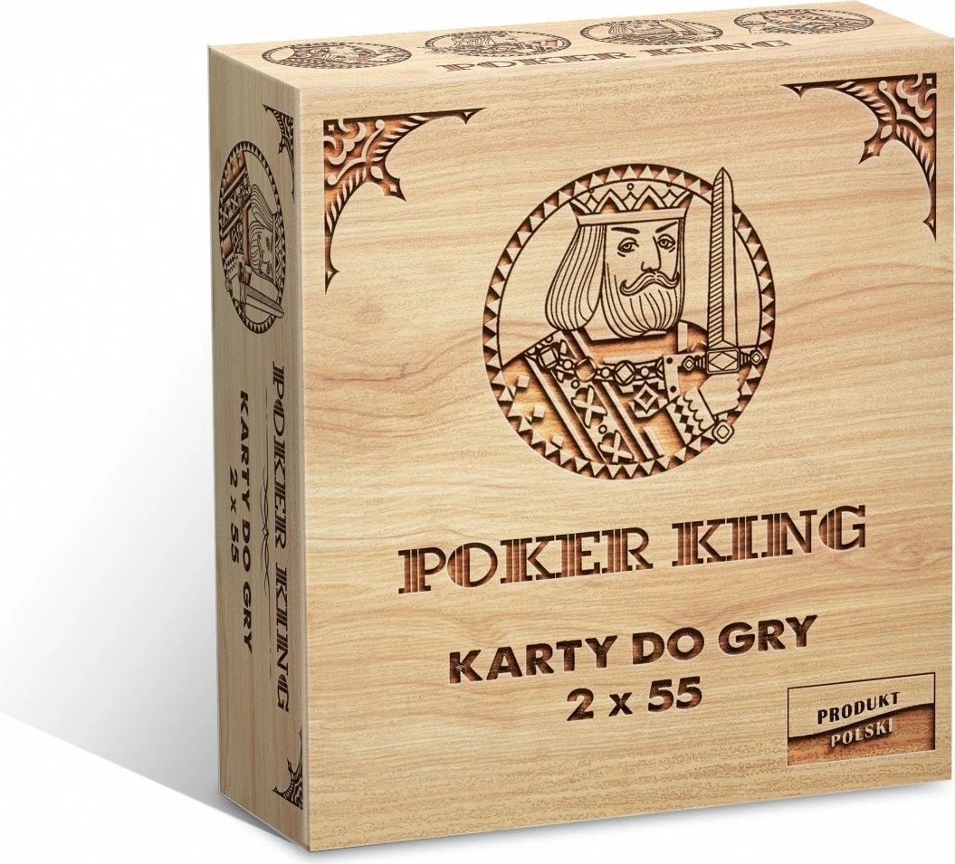 Letra loje Cartamundi Poker King Cards 2x55, set