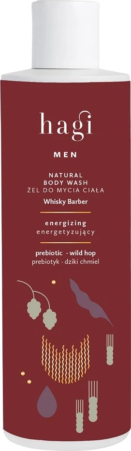 Xhel për larje trupi për meshkuj Hagi Whisky Barber 300ml