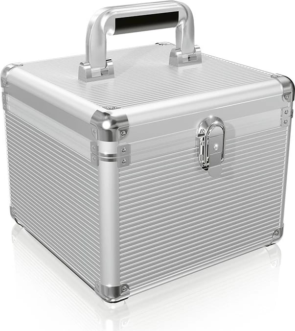 Kasë ICY BOX IB-AC628, për 10 HDD 2.5/3.5", metal/plastik, ngjyrë argjendtë