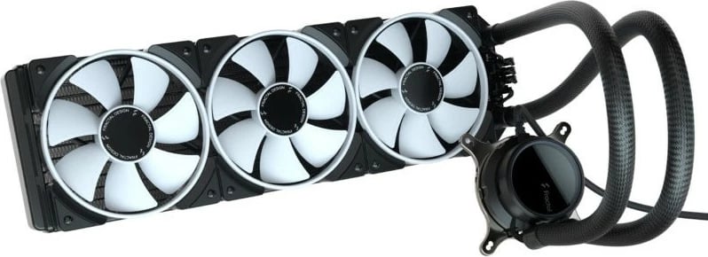 Ftohës i lëngshëm Fractal Design Celsius+ S36 Prisma, ARGB, 3 ventilatorë, i zi