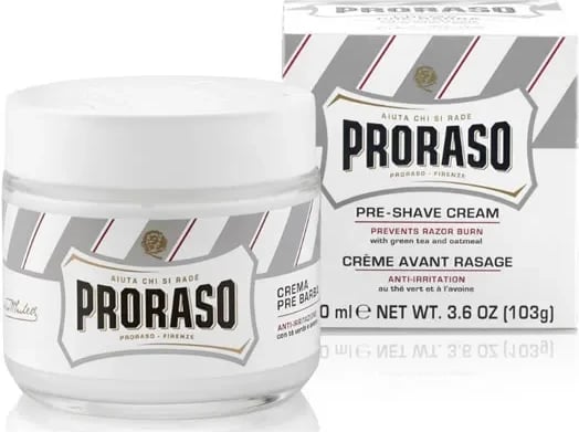 Krem para rrojes Proraso White Sensitive Skin unisex 100ml