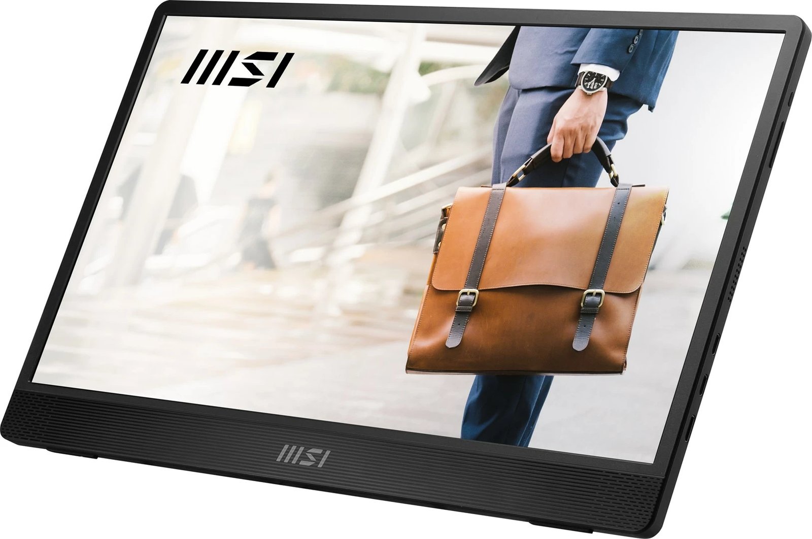 Monitor portativ MSI PRO MP161 E2U, 15.6", Full HD, LED, IPS, i zi