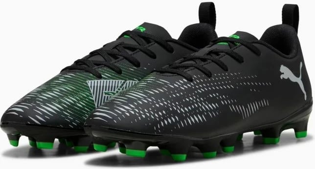 Çizme futbolli për fëmijë Puma, të zeza