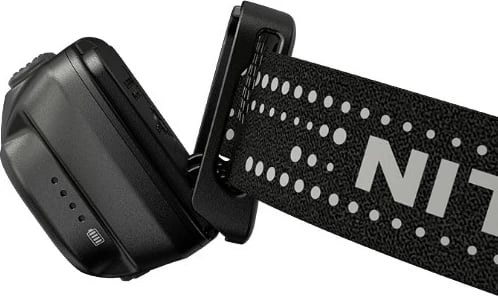 Dritë koke Nitecore NU33, LED, 2000 mAh, e zezë