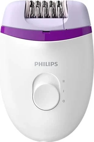 Epilator Philips Satinelle Essential BRE225/00, bardhë-vjollcë